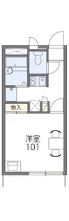 レオパレスノビア カーサ【1階】の間取り