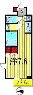 リエトコート西大島【7階】の間取り