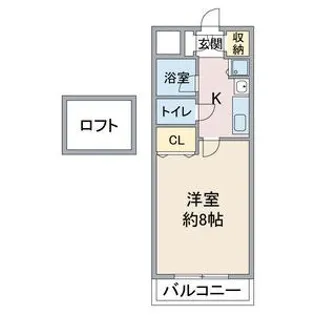 プライムステージK【4階】の間取り