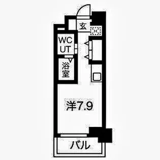 クラリッサ川崎EAST【5階】の間取り