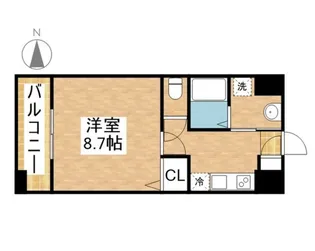 丹下キアーロ【6階】の間取り