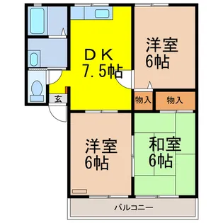 コート倉C【2階】の間取り