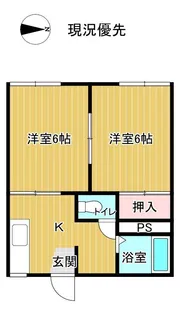コーポ日和【1階】の間取り