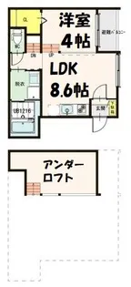 パルクカナヤマ2【1階】の間取り