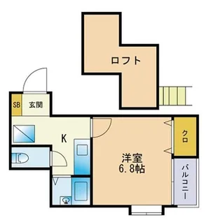 アフェクト室見西【1階】の間取り