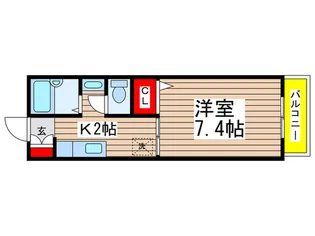 エクメーネ幕張【2階】の間取り