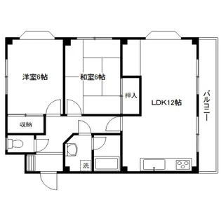 シャルム小岩【3階】の間取り
