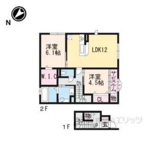 villa高畔【2階】の間取り