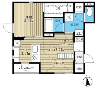 目白パラディア【2階】の間取り