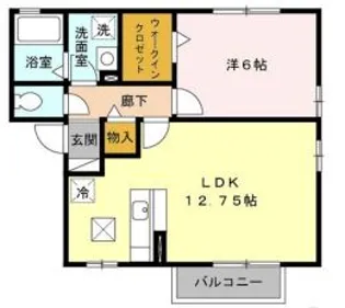 ブルート B【2階】の間取り