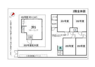 孔雀荘【2階】の間取り