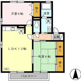 アネシス A・B【2階】の間取り