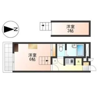 宇都宮五代レジデンス【2階】の間取り
