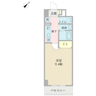 DOMANI NARITA【3階】の間取り