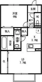 アゼリア(かすみがうら)【2階】の間取り