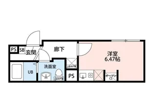 PRIME大崎【1階】の間取り
