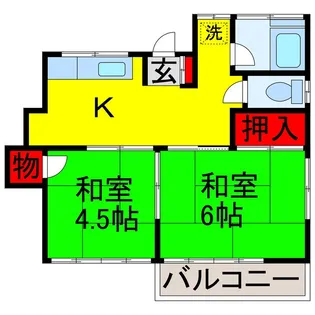 KYS市原【2階】の間取り