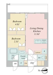 LIME RESIDENCE KAWAGUCHI EAST【9階】の間取り