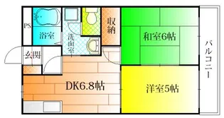 エスポアメゾン【3階】の間取り