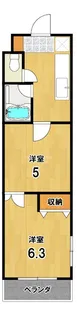 キャピタルシティ【2階】の間取り