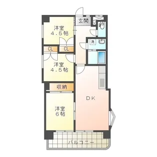 エスポア【3階】の間取り