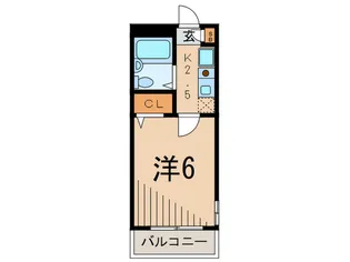 ヘーベルメゾン桂香【1階】の間取り