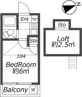 レジデンス狛江I【1階】の間取り