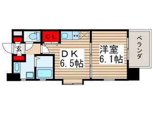 ア-ク松戸セントラルパ-ク【4階】の間取り