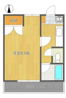 フラットセキグチ【2階】の間取り