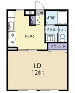 ヴィラアベ【1階】の間取り