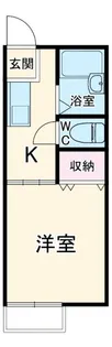 コーポPB8【1階】の間取り