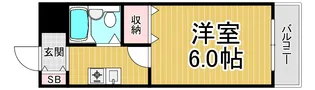 川西高田マンション【2階】の間取り