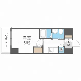 HS梅田EAST【9階】の間取り