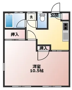 すみれハイツ【1階】の間取り