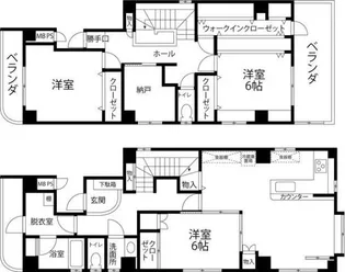 イーグルテラス【2階】の間取り