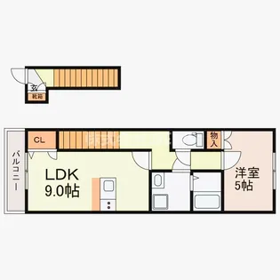 フォレスト矢倉【2階】の間取り