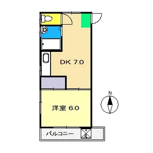 URBAN SQUARE【2階】の間取り