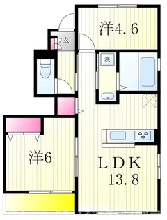 ソフィアおおたかの森B【2階】の間取り