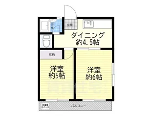 中村ビル【2階】の間取り