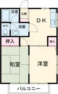 コーポマキ【1階】の間取り