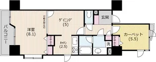 ライオンズマンション小石川シティ【6階】の間取り