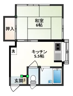 メゾン・ド藤【1階】の間取り