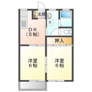 サンシティー【1階】の間取り