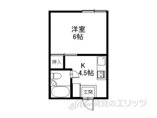 コーポ ポロウニア【1階】の間取り