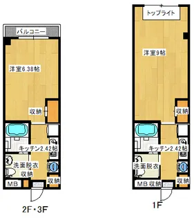 カーサベルII【2階】の間取り