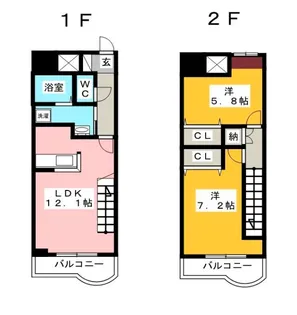 ランドマーク豊川の間取り