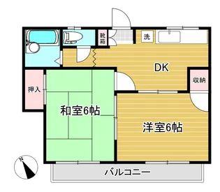 ウイングスII【2階】の間取り