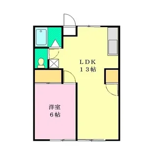 藤ハイツ(鈴木)【2階】の間取り