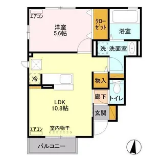 Amour(アムール)【1階】の間取り