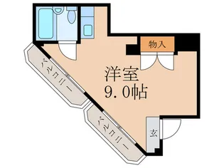 シャトーカズキ【4階】の間取り